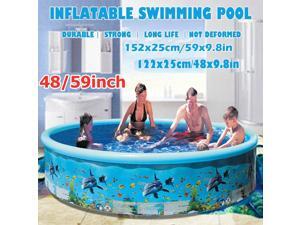 Children's swimming pool Blow Up Pool for Family Kids Backyard Foldable (S) Children's swimming pool Blow Up Pool for Family Kids Backyard Foldable (S)