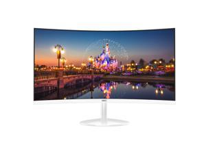 HKC 24'' Curved Full HD Eye-Cared LED 1920x1080P White Monitor HDMI VGA Input HKC 24'' Curved Full HD Eye-Cared LED 1920x1080P White Monitor HDMI VGA Input