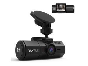 (New)Vantrue T2 Recording Dash Cam Super Capacitor Microwave Parking Mode Car Camera 1920x1080P LCD Screen, 160 Degree Dashboard Camera, Sony Night Vision, OBD Cable, Heat Resistant