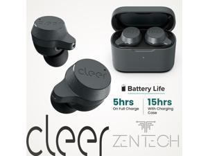 Cleer Audio ROAM NC True Wireless Earbuds - Noise Environment Cancelling Ambient Awareness Technology, Custom Tuned Dynamic Drivers, The Cleer+ APP Control. | Bluetooth 5hrs + 15hrs Case (Dark Grey)