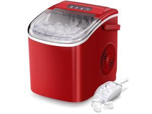 EUHOMY Ice Maker Machine Countertop, 2 Ways to Add Water, 45Lbs