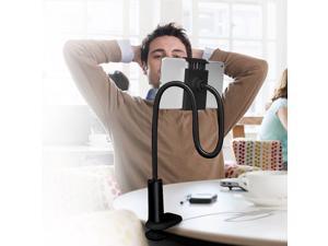 Intsupermai 360º Tablet Stand, Gooseneck Tablet Holder Mount for iPad, iPhone, Samsung Galaxy Tabs and More 4-10.5” Devices, Good for Desk, Bed, Kitchen, Office
