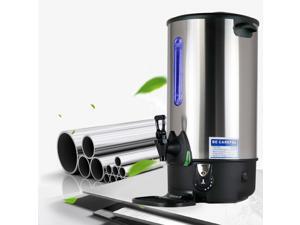 Intsupermai 304 Stainless Steel Large Capacity Commercial Office Kitchen Hot Water Dispense Boiler Instant Boiling Machine Heater with Faucet Tap-10L