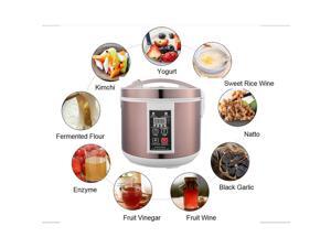 Intsupermai Multi-functional Fermentation Pot Machine Fermenter Black Garlic Maker Machine with Full Automatic Intelligent Control 5L Intsupermai Multi-functional Fermentation Pot Machine Fermenter Black Garlic Maker Machine with Full Automatic Intelligent Control 5L