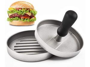 Intsupermai Aluminum Hamburger Press Stuffed Meat Grill Burger Patty Maker Tool