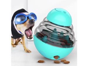 Dog Cat Tumbler Treat Ball Slow Feeder Toy Pet Food Dispenser Puzzle Toy for Dog Cat Natural Instinct Fulfillment IQ Active Stimulation Dog Cat Tumbler Treat Ball Slow Feeder Toy Pet Food Dispenser Puzzle Toy for Dog Cat Natural Instinct Fulfillment IQ Active Stimulation