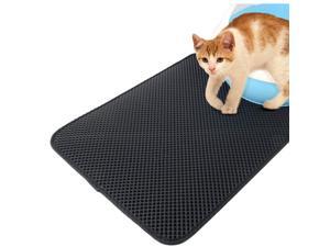 Large Cat Litter Mat, Kitty Litter Trapping Mat, Honeycomb Double Layer Mats, No Phthalate, Urine Waterproof, Easy Clean, Scatter Control, Catcher Litter Tray Box Rug Carpet 22''28'' Large Cat Litter Mat, Kitty Litter Trapping Mat, Honeycomb Double Layer Mats, No Phthalate, Urine Waterproof, Easy Clean, Scatter Control, Catcher Litter Tray Box Rug Carpet 22''28''