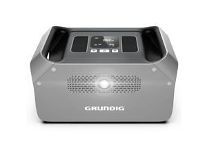 GRUNDIG Portable Power Station, 899Wh/249600MAh Backup Lithium Battery Pack, 500W Solar Generator With Pure Sine Wave AC Outlet, LED Rescue Light For Outdoors Camping Travel Fishing Home Emergency