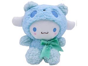 Cute Plush Toy Kawaii Plush 22Cm Kuromi Kitty Cinnamoroll Plush Doll Girl Toy Gift for Children, Cross-Dressed Panda babyCinnamoroll