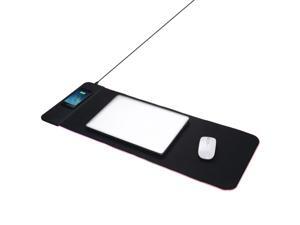Mouse Pad 10W Wireless Charging Large Super Long Mouse Pad Colorful RGB Quick Charge Non-slip Phone Charge Mouse Pad Black Pad Mouse Pad 10W Wireless Charging Large Super Long Mouse Pad Colorful RGB Quick Charge Non-slip Phone Charge Mouse Pad Black Pad
