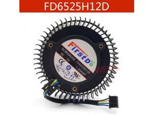 For AMD Radeon R9 270 270X Graphics card FD6525H12D 65mm 12V 1.3A 4 Pin Video Card Cooler Cooling Fan For AMD Radeon R9 270 270X Graphics card FD6525H12D 65mm 12V 1.3A 4 Pin Video Card Cooler Cooling Fan
