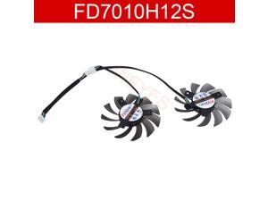 FD7010H12S DC12V 0.35AMP 7 Lines 2pcs/set for ASUS MSI Radeon Sapphire 6930 7850 GTX 550 750 770 Ti HD 7870 Video Card Cooling