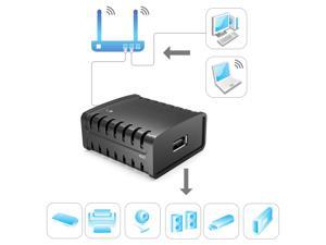 10/100Mbps Ethernet to USB 2.0 Network LPR Print Server LRP MFT Print Ethernet Port Sharing LAN Network Printer Adapter