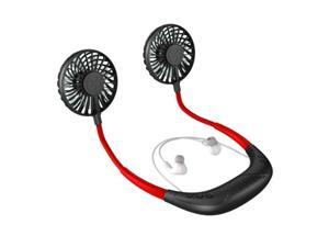 Top Sale Hands-Free Hanging Neck Fan with Bluetooth Headphone 2000MAh USB Rechargeable Wearable Aroma Fan Top Sale Hands-Free Hanging Neck Fan with Bluetooth Headphone 2000MAh USB Rechargeable Wearable Aroma Fan