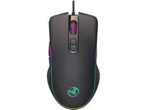 6400 DPI RGB Wired Gaming Mouse PC Laptop Mice Backlit 7 Buttons Rechargeable 6400 DPI RGB Wired Gaming Mouse PC Laptop Mice Backlit 7 Buttons Rechargeable