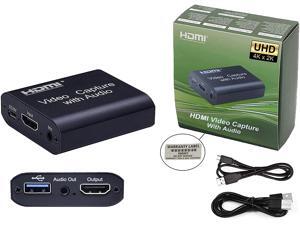 Game Capture Card with Loop Out, Audio Video Capture Card with Mic-in, 1080P 60fps Game Capture Device for Live Streaming Broadcasting Video Recording for PS3/4,Switch, DSLR, Camcorders Game Capture Card with Loop Out, Audio Video Capture Card with Mic-in, 1080P 60fps Game Capture Device for Live Streaming Broadcasting Video Recording for PS3/4,Switch, DSLR, Camcorders