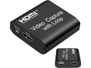 Audio Video Capture Cards, 1080P 60FPS Game Video Capture Card Device, Live Stream and Record for Switch/X-1/360/ PS4/3/Wii U/Wins/Linux/Mac Audio Video Capture Cards, 1080P 60FPS Game Video Capture Card Device, Live Stream and Record for Switch/X-1/360/ PS4/3/Wii U/Wins/Linux/Mac