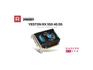Yeston RX550--4G D5 Graphics Cards Radeon Chill 4GB Memory GDDR5 128Bit 6000MHz DP1.4HDR+HDMI2.0b+DVI-D Small Size GPU Yeston RX550--4G D5 Graphics Cards Radeon Chill 4GB Memory GDDR5 128Bit 6000MHz DP1.4HDR+HDMI2.0b+DVI-D Small Size GPU