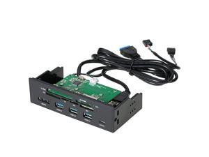 Sunshine-tipway STW 5.25" Internal Card Reader Media Multi-Function Dashboard PC Front Panel Type-C USB 3.1 USB 3.0 Support CF MD XD MMC TF M2 MS Sunshine-tipway STW 5.25" Internal Card Reader Media Multi-Function Dashboard PC Front Panel Type-C USB 3.1 USB 3.0 Support CF MD XD MMC TF M2 MS