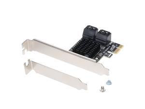 PCIE to SATA Card PCI-E Adapter PCI Express to SATA3.0 Expansion Card 4Port SATA III 6G for SSD HDD PCIE to SATA Card PCI-E Adapter PCI Express to SATA3.0 Expansion Card 4Port SATA III 6G for SSD HDD