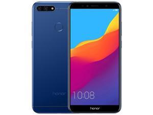 Honor 7A (16GB / 2GB RAM) Dual-SIM, 5.7" Fullview Display, Face and Fingerprint Unlock, LTE GSM Factory Unlocked International Model (Blue) Honor 7A (16GB / 2GB RAM) Dual-SIM, 5.7" Fullview Display, Face and Fingerprint Unlock, LTE GSM Factory Unlocked International Model (Blue)