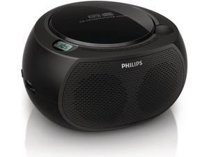 Philips AZ380/85 CD SoundMachine Portable Boombox Stereo USB/AUX MP3 Speaker System with AM/FM Radio and Dual AC/Battery Power Options Philips AZ380/85 CD SoundMachine Portable Boombox Stereo USB/AUX MP3 Speaker System with AM/FM Radio and Dual AC/Battery Power Options