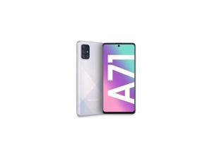 Samsung Galaxy A71 (A715F) 6.7" Super AMOLED Plus Screen, 128GB Memory + 8GB RAM, in-Screen Fingerprint, US + Global 4G LTE, GSM Unlocked, International Model - (Prism Crush Silver) Samsung Galaxy A71 (A715F) 6.7" Super AMOLED Plus Screen, 128GB Memory + 8GB RAM, in-Screen Fingerprint, US + Global 4G LTE, GSM Unlocked, International Model - (Prism Crush Silver)