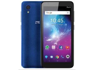 ZTE Blade L8 (16GB / 1GB) 5.0" HD, 8MP Dual Camera - Factory GSM Unlocked Phone - Blue