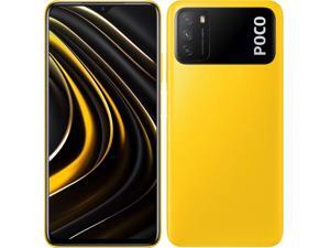 Xiaomi POCO M3 128GB ROM + 4GB RAM 6.53" HD 48MP Triple Camera Factory GSM Unlocked Phone (Global Version) - Yellow