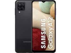 Samsung Galaxy A12 Nacho Dual-Sim 64GB ROM + 4GB RAM (GSM only | No CDMA) Factory Unlocked 4G/LTE SmartPhone (Black) - International Version