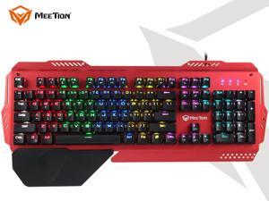 MeeTion Multiple Color Rainbow LED Backlit Large Size usb Wired Mechanical Feeling Multimedia Gaming Keyboard,Office Keyboard For Working or Primer Gaming,Office Device MeeTion Multiple Color Rainbow LED Backlit Large Size usb Wired Mechanical Feeling Multimedia Gaming Keyboard,Office Keyboard For Working or Primer Gaming,Office Device