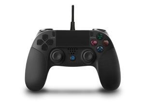 Wired Controller for Playstation 4/pro/Slim/PC/Laptop with Functions Such as Vibration, Colored LED Indicator, Double Vibration and Anti Slip Grip,7.2ft Cable Length