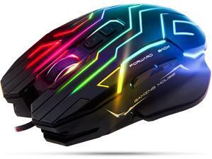 Meetion GM22 RGB Gaming Mouse, Wired Programmable Ergonomic USB Mice, 4800DPI, 6 Buttons & 7 Color Backlit for Laptop PC Gamer Computer Desktop (Black) Meetion GM22 RGB Gaming Mouse, Wired Programmable Ergonomic USB Mice, 4800DPI, 6 Buttons & 7 Color Backlit for Laptop PC Gamer Computer Desktop (Black)