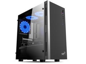 M-ATX Mid Tower Computer Case, High-Airflow, Transparent Side Panel, Water-Cooling Ready, Magnetic Dustproof Filter, USB 3.0 Port, Compact PC Gaming Case Without Case Fan M-ATX Mid Tower Computer Case, High-Airflow, Transparent Side Panel, Water-Cooling Ready, Magnetic Dustproof Filter, USB 3.0 Port, Compact PC Gaming Case Without Case Fan