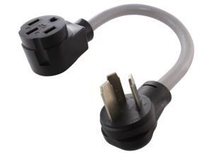1.5 ft. EVSE 50 Amp 3-Prong NEMA 10-50P Plug to 50 Amp Electric Vehicle Charging Adapter Cord for Tesla 1.5 ft. EVSE 50 Amp 3-Prong NEMA 10-50P Plug to 50 Amp Electric Vehicle Charging Adapter Cord for Tesla