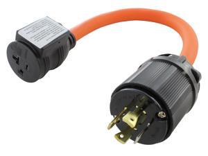 1.5FT 20A 4-Prong L14-20P Generator Locking Plug to Household Outlet with 20A Breaker 1.5FT 20A 4-Prong L14-20P Generator Locking Plug to Household Outlet with 20A Breaker