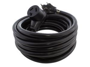 50 ft. STW 10/3 30 Amp 3-Prong Dryer Heavy Duty Thick Indoor/Outdoor Extension Cord
