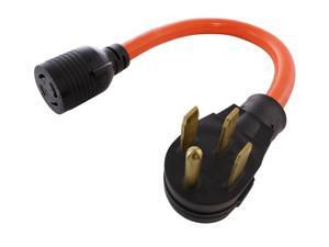 1.5FT 14-50P 50A Plug to L14-30R 4-Prong 30A Generator Locking Connector 1.5FT 14-50P 50A Plug to L14-30R 4-Prong 30A Generator Locking Connector