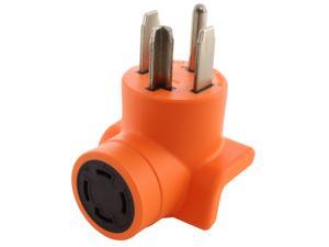 30A 125/250V NEMA L14-30P 4-Prong Dryer Plug to 4-Prong Locking 30A 125/250V NEMA L14-30R Adapter 30A 125/250V NEMA L14-30P 4-Prong Dryer Plug to 4-Prong Locking 30A 125/250V NEMA L14-30R Adapter