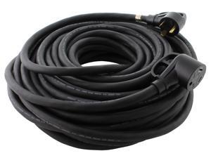100ft 30A 125V NEMA TT-30 RV Rubber Extension Cord With Handle 100ft 30A 125V NEMA TT-30 RV Rubber Extension Cord With Handle