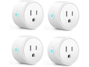 Alexa Smart Plugs - Aoycocr Mini WIFI Smart Socket Switch Works With Alexa Echo Google Home, Remote Control Smart Outlet with Timer Function, No Hub Required, ETL/FCC Listed 4 Pack Only 2.4GHz Network Alexa Smart Plugs - Aoycocr Mini WIFI Smart Socket Switch Works With Alexa Echo Google Home, Remote Control Smart Outlet with Timer Function, No Hub Required, ETL/FCC Listed 4 Pack Only 2.4GHz Network