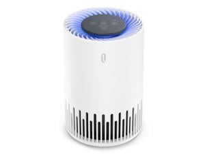 TaoTronics Air Purifier, Desktop Air Cleaner with 3-in-1 True HEPA Filter, 4 Fan Speeds, Low Noise, Sleep Mode, Night Light, Filter Replacement Reminder for Home Bedroom Office