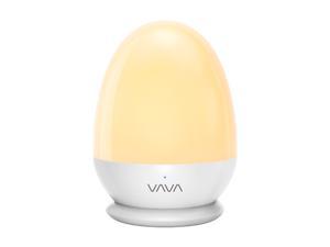 VAVA Night Light for Kids, 100 % Baby Safe LED Nursery Lamp, Dimmable Portable Bedside Nightlight with Touch Controls, 2 Charging Options, 2 Color Modes, 1 Hour Timer for Nursing, Breastfeeding