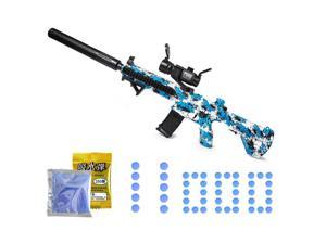 Splatter Ball Gun Gel Blaster Gun Electric M416 with 11000 Non-Toxic with Safety Glasses