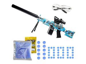 Splatter Ball Gun Gel Blaster Gun Electric Toy Gun M416 with 11000 Non-Toxic with Safety Glasses