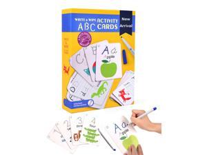 ABC Letter Learning Card Erasable Kids Alphabet Cards Writing Early Education Toys For 3+ Children ABC Letter Learning Card Erasable Kids Alphabet Cards Writing Early Education Toys For 3+ Children