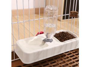 Dog Automatic Feeder Cat Food Water Bowls Double Pet Dispenser with Cage Hanger Removable Drinking for Cats Puppy Small Dog Dog Automatic Feeder Cat Food Water Bowls Double Pet Dispenser with Cage Hanger Removable Drinking for Cats Puppy Small Dog