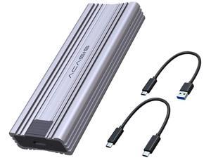 FREEGENE M.2 NVME Enclosure Tool-Free, USB C 3.1 Gen 2 10Gbps to NGFF SATA OR NVME PCIe M-Key(B+M Key) Thunderbolt 3 Solid State Drive External Enclosure Support UASP Trim for SSD Size 2242/2260/2280 FREEGENE M.2 NVME Enclosure Tool-Free, USB C 3.1 Gen 2 10Gbps to NGFF SATA OR NVME PCIe M-Key(B+M Key) Thunderbolt 3 Solid State Drive External Enclosure Support UASP Trim for SSD Size 2242/2260/2280