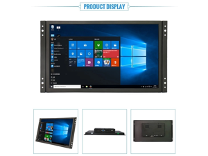 14” HD 1920x1080 IPS LCD Touchscreen Monitor Screen Input Audio Video Display for PC Computer Camera DVD Security CCTV DVR Home Office Surveillance with BNC Cable 14” HD 1920x1080 IPS LCD Touchscreen Monitor Screen Input Audio Video Display for PC Computer Camera DVD Security CCTV DVR Home Office Surveillance with BNC Cable