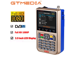 GTMedia V8 Satellite Finder Meter DVB-S2/S2X Digital Signal Sat Finder 3.5" LCD GTMedia V8 Satellite Finder Meter DVB-S2/S2X Digital Signal Sat Finder 3.5" LCD